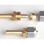 Ravna spojnica / nastavak 8/8 FARO za PVC i bakarna crijeva