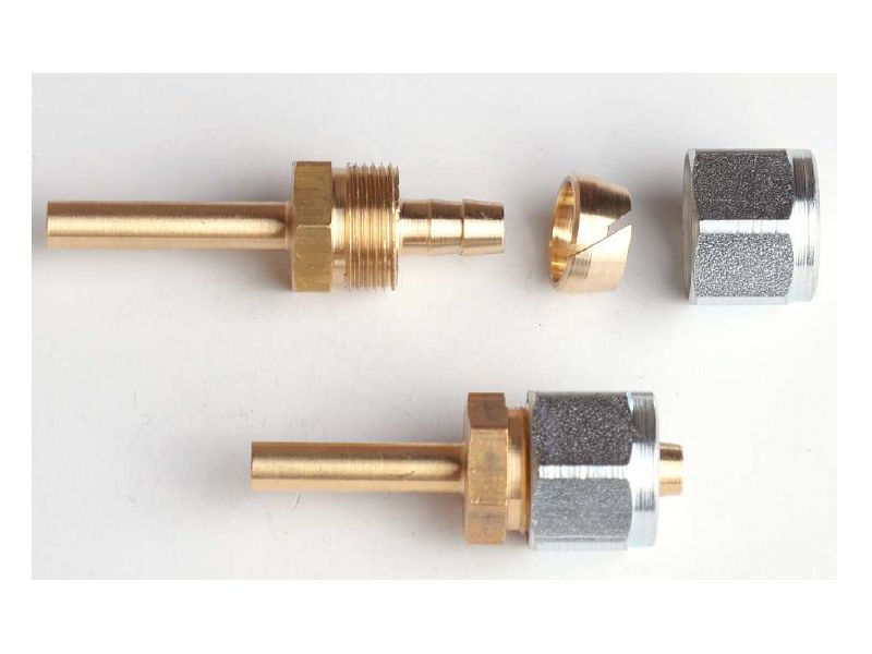 Ravna spojnica / nastavak 8/6 FARO za PVC i bakarna crijeva