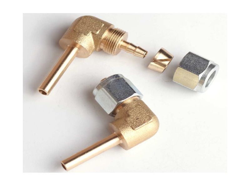 Kutna spojnica / nastavak FARO 6/6 mm 90° za T.P. crijevo